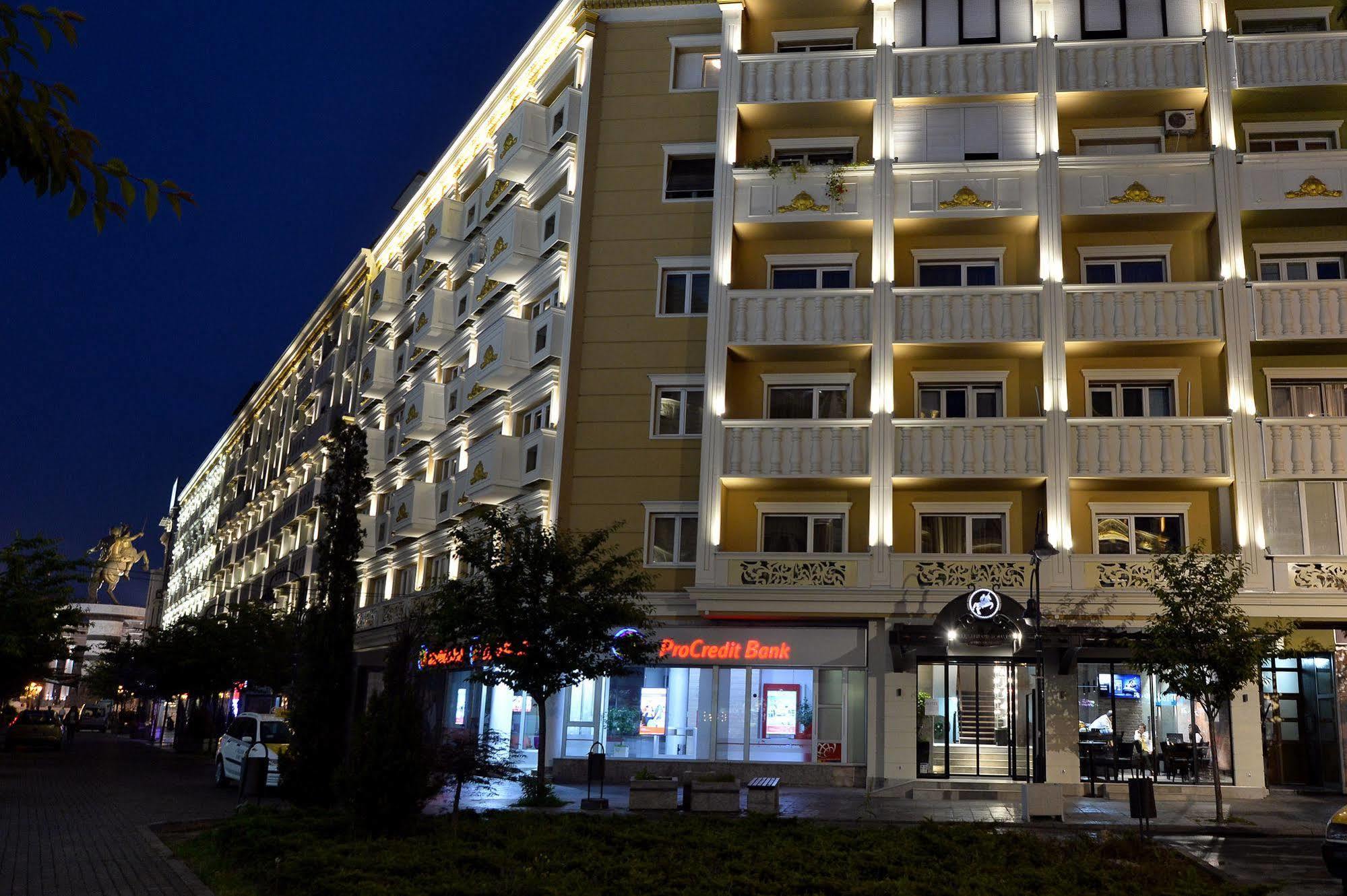 Alexandar Square Boutique Hotel Skopje Esterno foto
